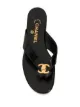 Chanel Pre-Owned сандалии с логотипом CC