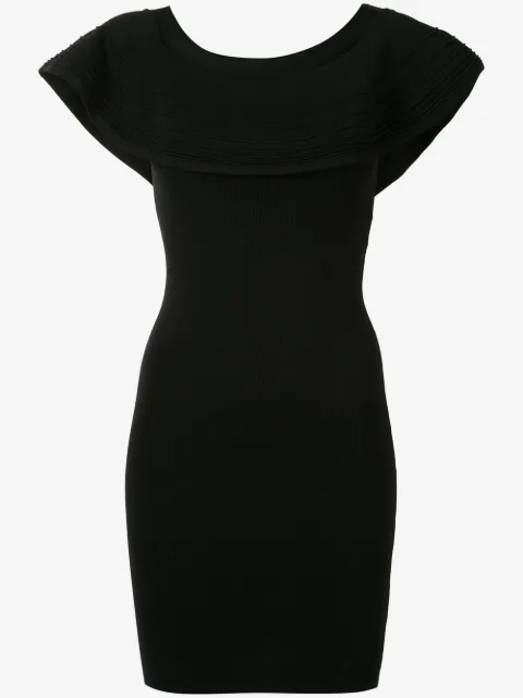 Paule Ka ruffled off-shoulder mini dress