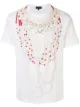 Image 1 of Comme Des Garçons Homme Plus pearls print T-shirt