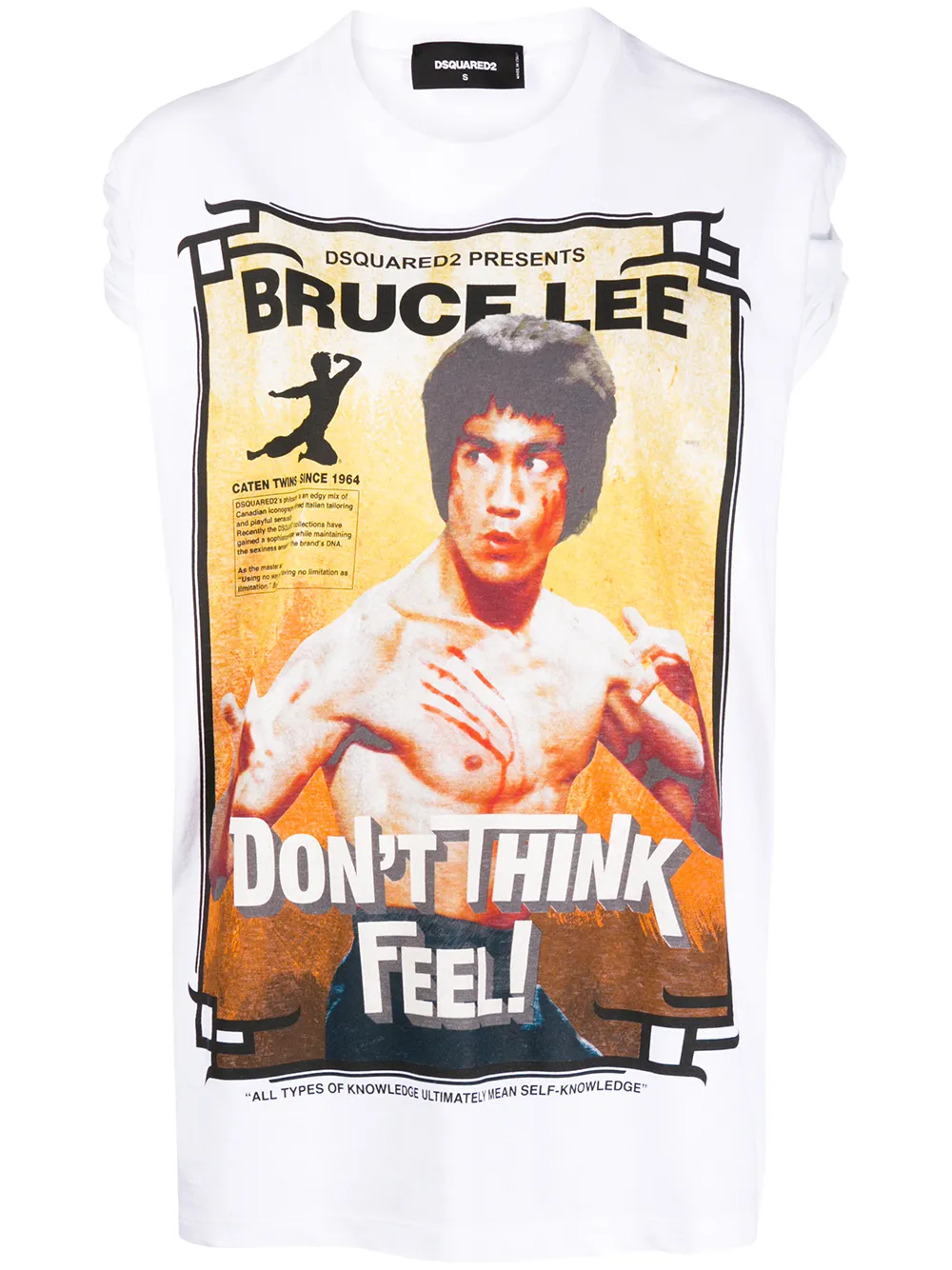 DSQUARED2 BRUCE LEE PRINT T-SHIRT