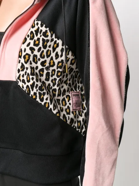 puma leopard print hoodie