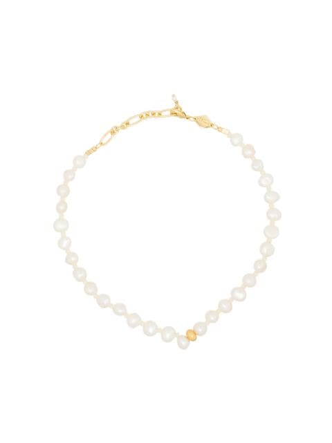 Anni Lu Stellar pearl-beaded anklet