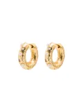 Anni Lu 18kt gold-plated pearl-embellished hoop earrings
