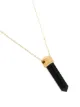 Anni Lu 18kt gold-plated L.A. Spirit onyx pendant necklace