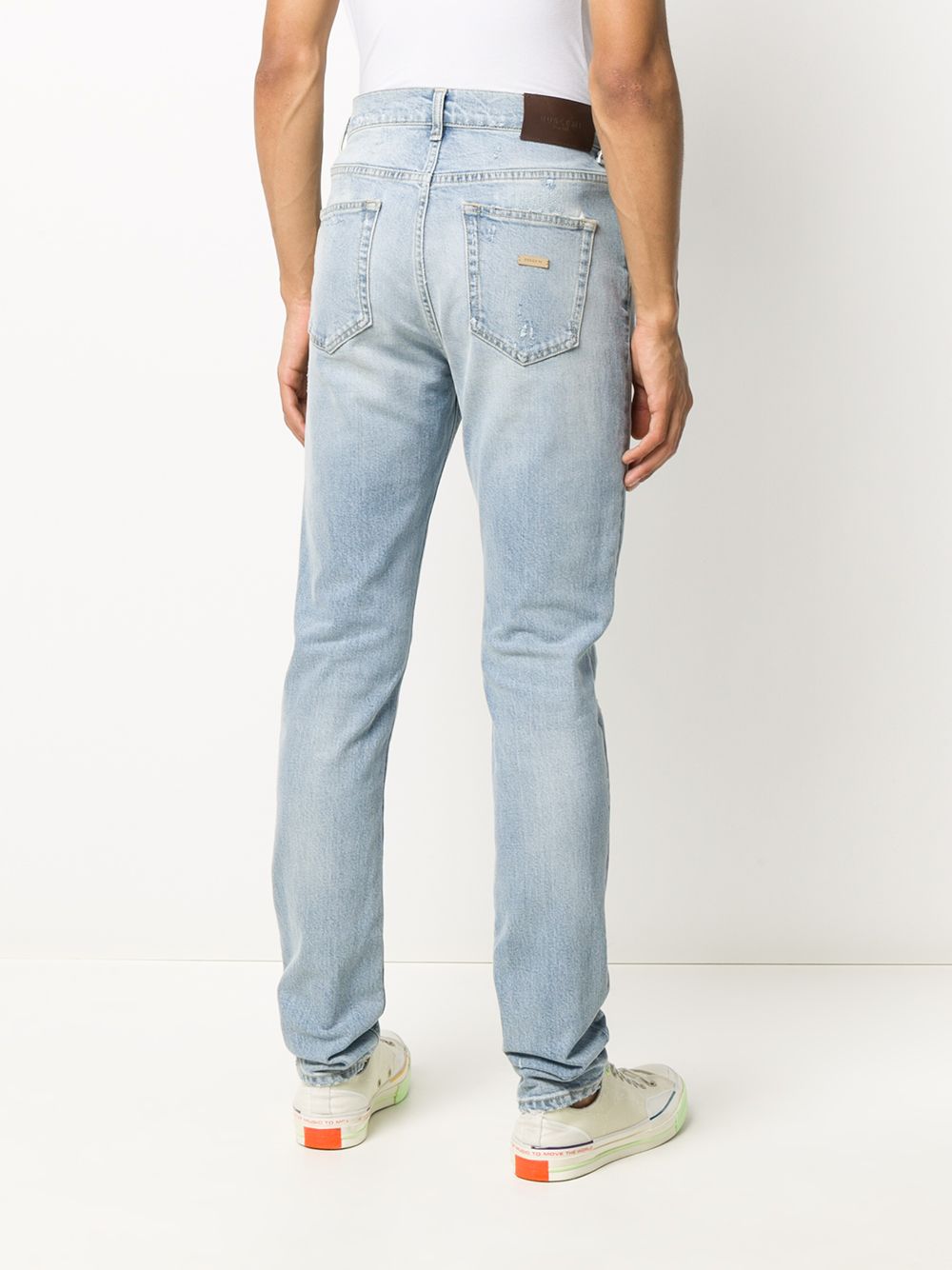 фото Buscemi джинсы кроя слим с эффектом потертости