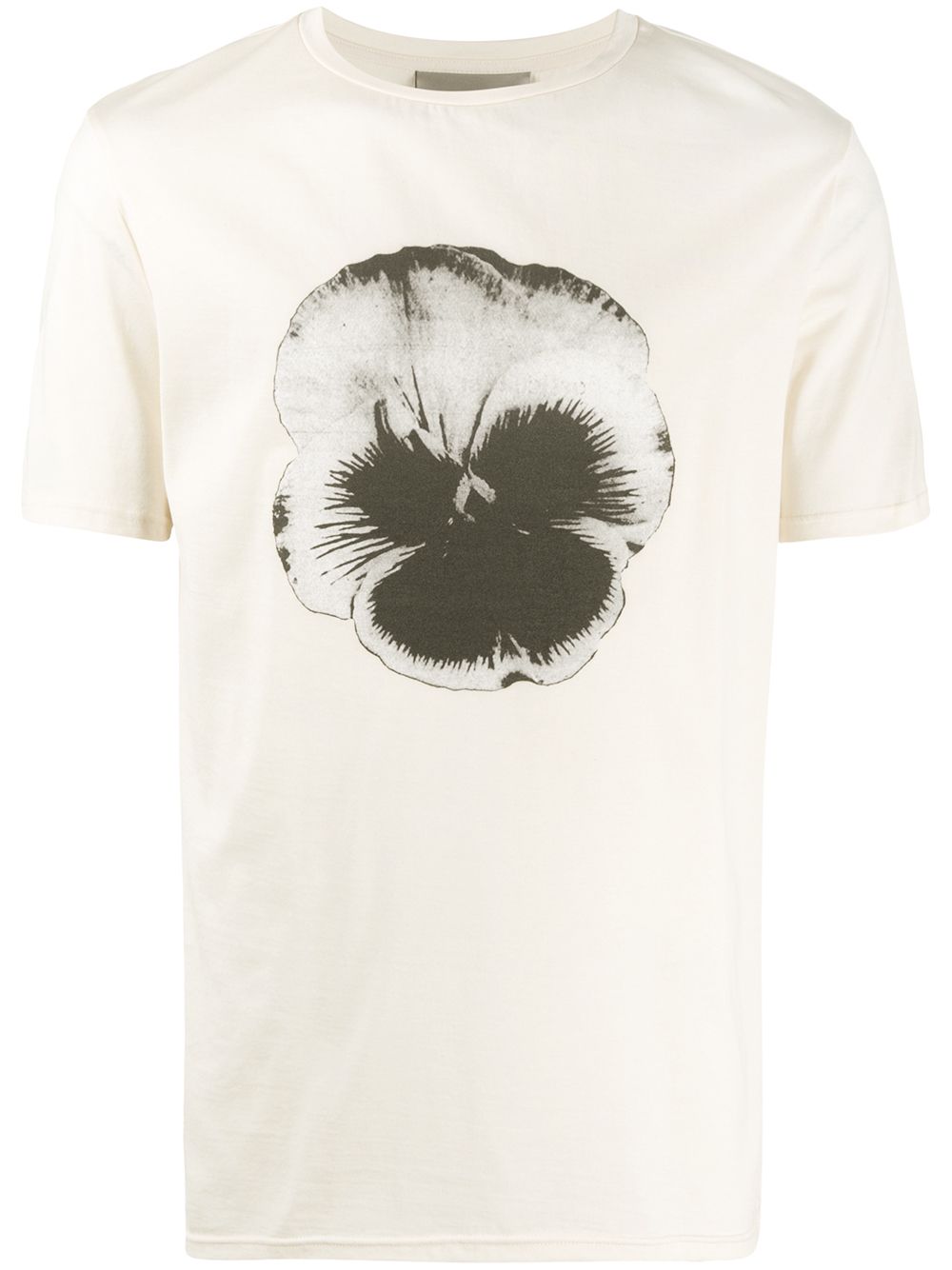 фото Frankie morello flower-print crew-neck t-shirt