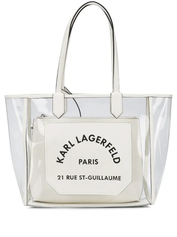 karl lagerfeld clear bag