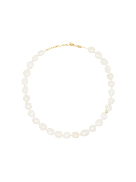 Anni Lu collar Stellar en baño de oro de 18kt con perlas