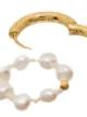 Anni Lu Ring of pearls hoop earrings