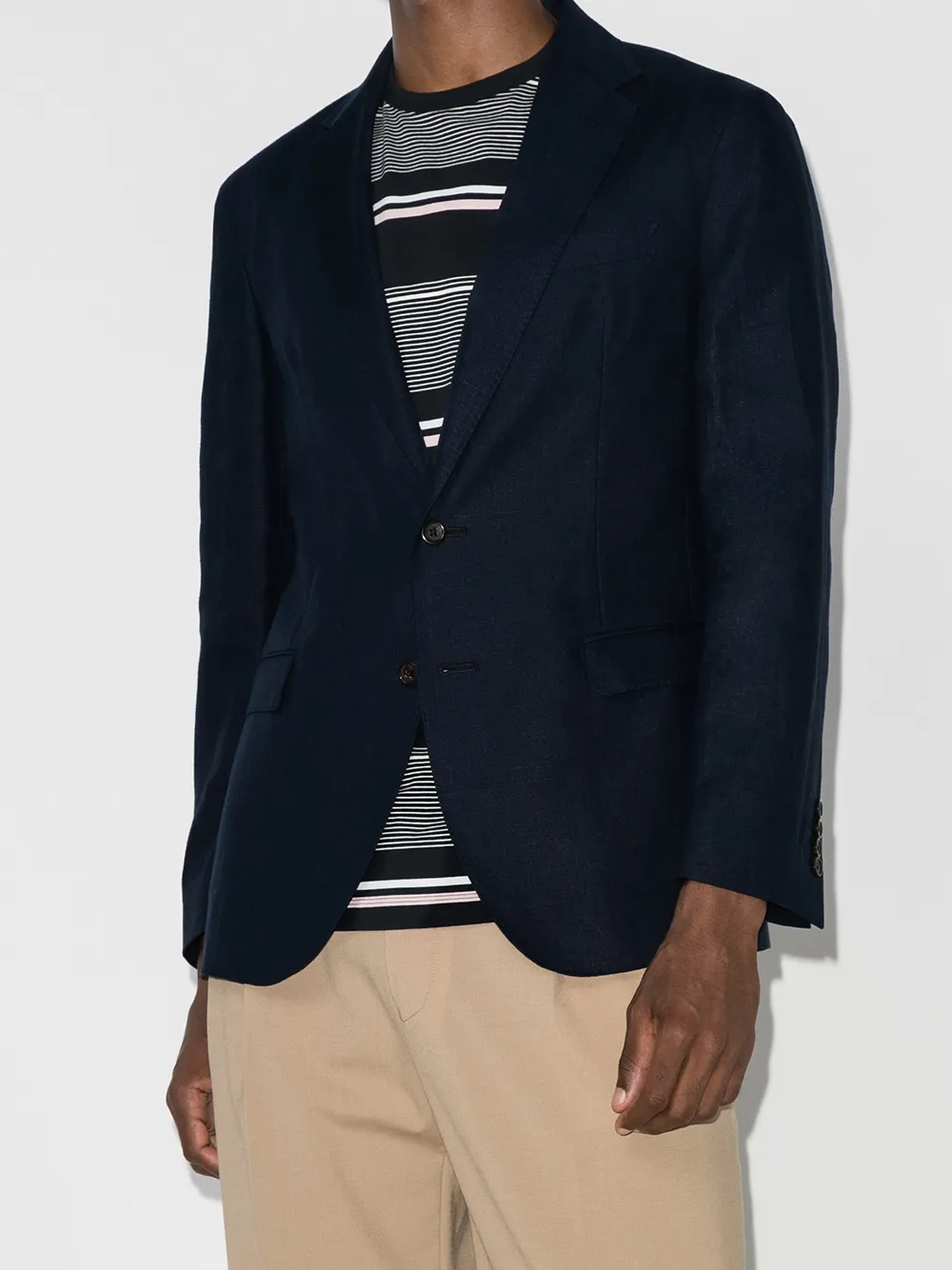 Polo Ralph Lauren Blazer met enkele rij knopen - Blauw