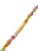 Anni Lu 18kt gold-plated Alaia beaded necklace