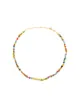 Image 1 of Anni Lu 18kt gold-plated Alaia beaded necklace