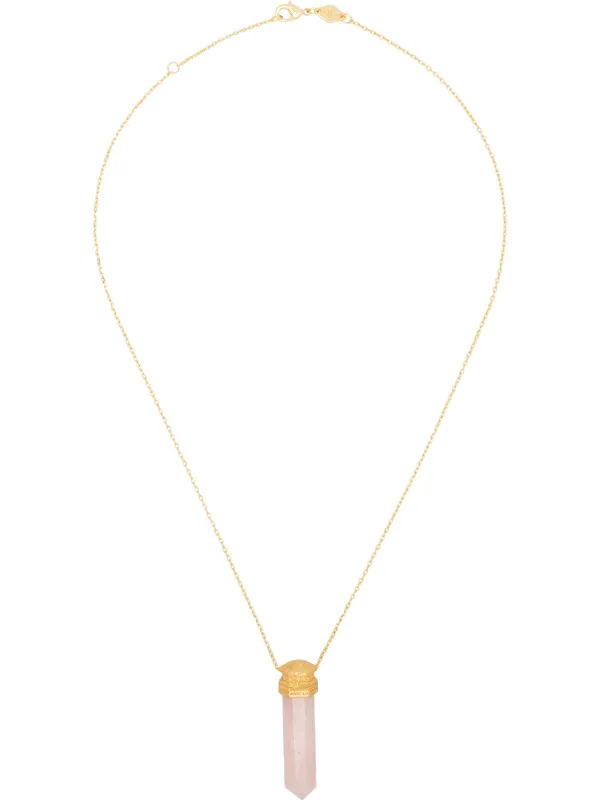 Anni Lu 18kt Gold Plated La Spirit Rose Quartz Necklace Aw20 Farfetch Com - Gold Plated Quartz Pendant Anni Lu 18kt Gold Plated La Spirit Rose Quartz Necklace Aw20 Farfetch Com - Gold Plated Quartz Pendant