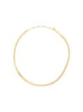 Anni Lu Snake Charmer gold-plated herringbone necklace