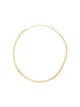 Image 1 of Anni Lu Snake Charmer gold-plated herringbone necklace