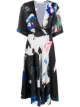 Bild 1 von Off-White Midikleid mit abstraktem Print