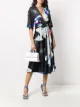Bild 2 von Off-White Midikleid mit abstraktem Print