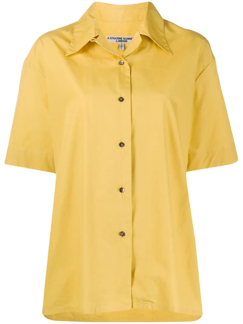 Click to view more detailed imagery on our partner's website Pre-owned A.n.g.e.l.o. Vintage Cult Short Sleeves Shirt In Yellow