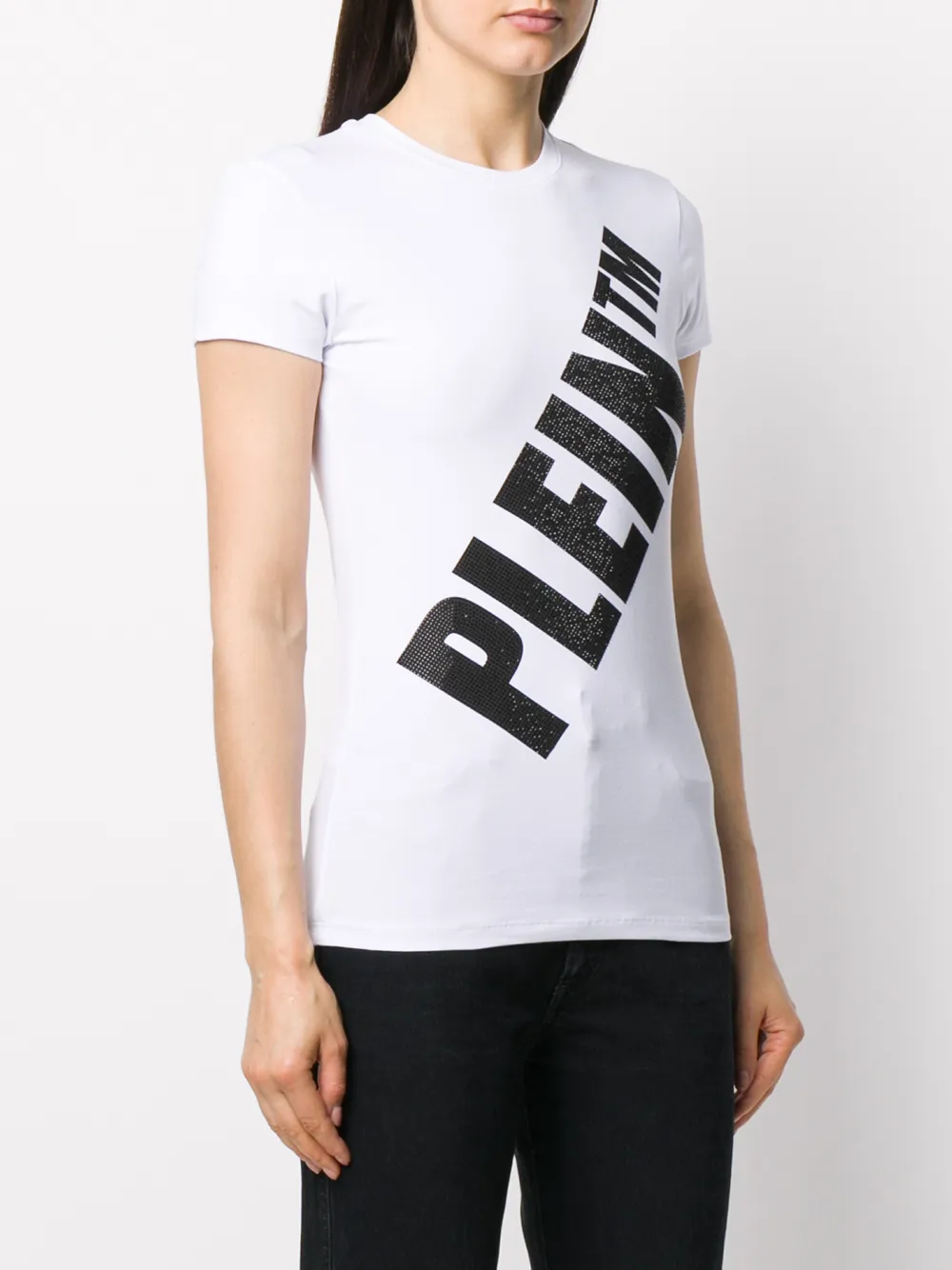  Philipp Plein T Shirt Mit Logo Print   Weiß 