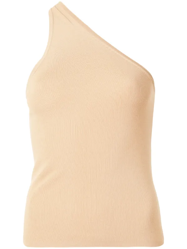 tibi one shoulder top