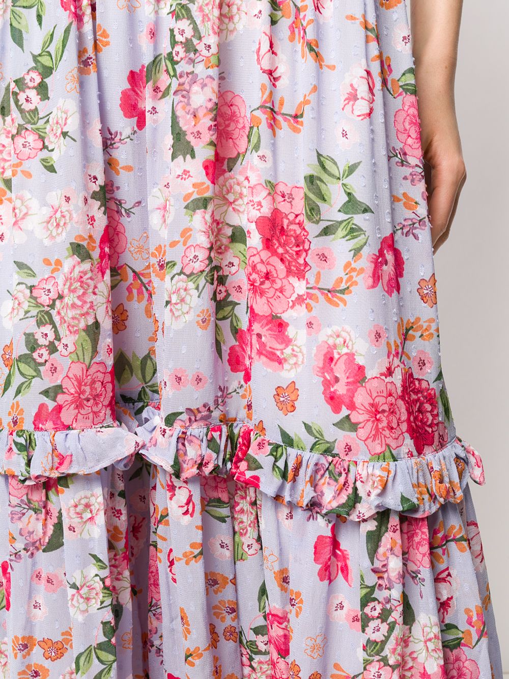 фото Bytimo v-neck floral print maxi dress