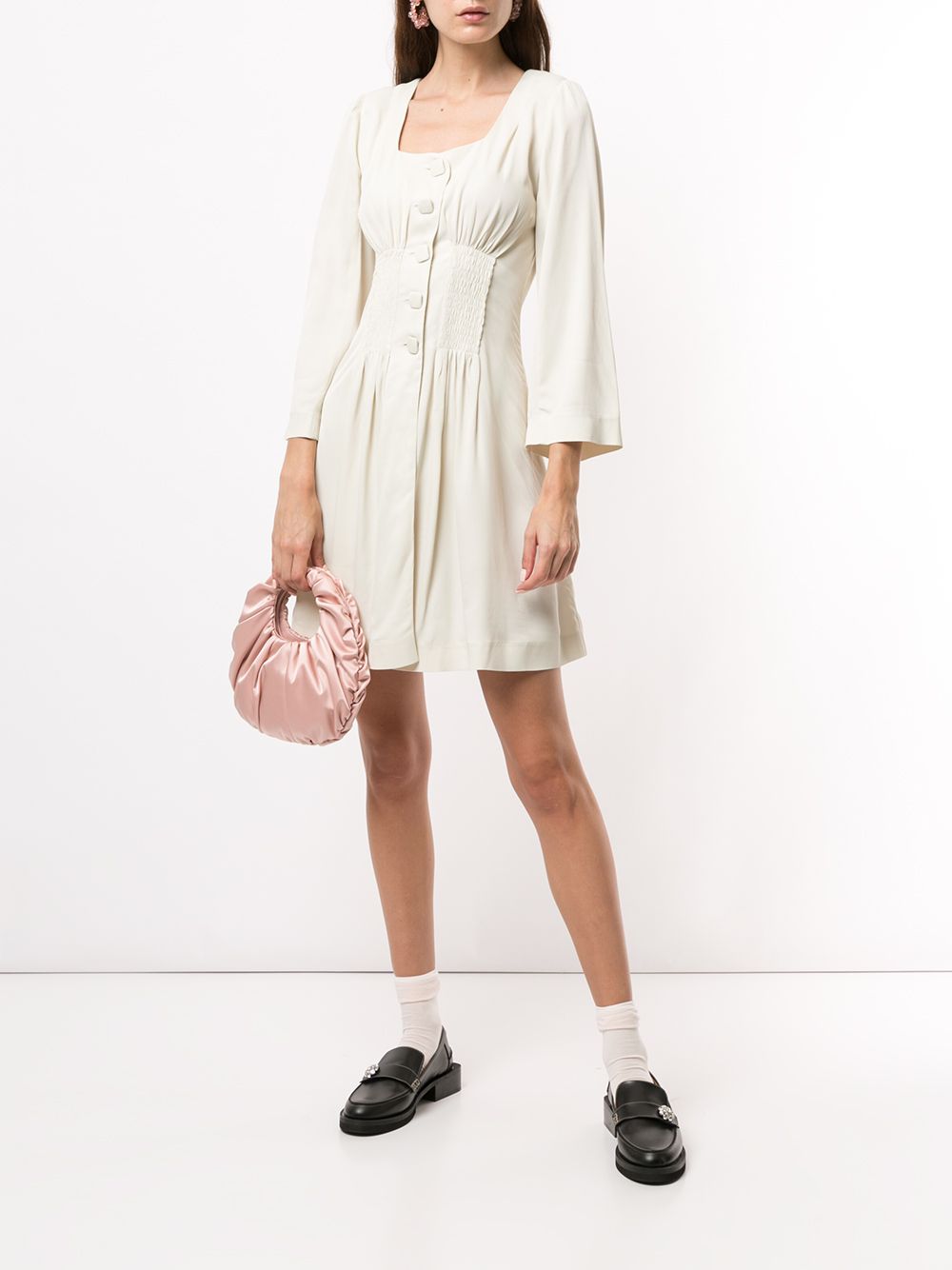 фото Alexa chung elasticated waist shirt dress