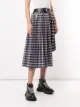Chopova Lowena asymmetric stripe skirt