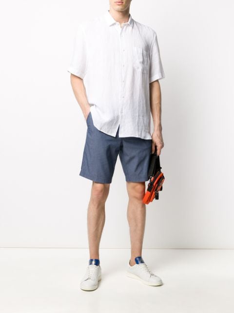 Sunspel Short Sleeved Linen Shirt Ss20 | Farfetch.Com