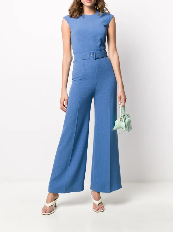 emilia wickstead blue jumpsuit