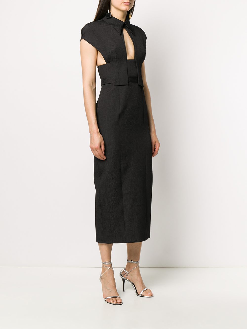 фото Emilia wickstead dacey cut-out detail dress