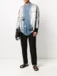 Image 2 of Greg Lauren denim-trimmed shirt jacket