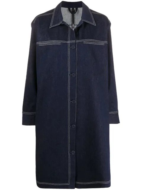 Sara Lanzi single-breasted denim coat