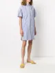 Karl Lagerfeld striped embroidered shirt dress