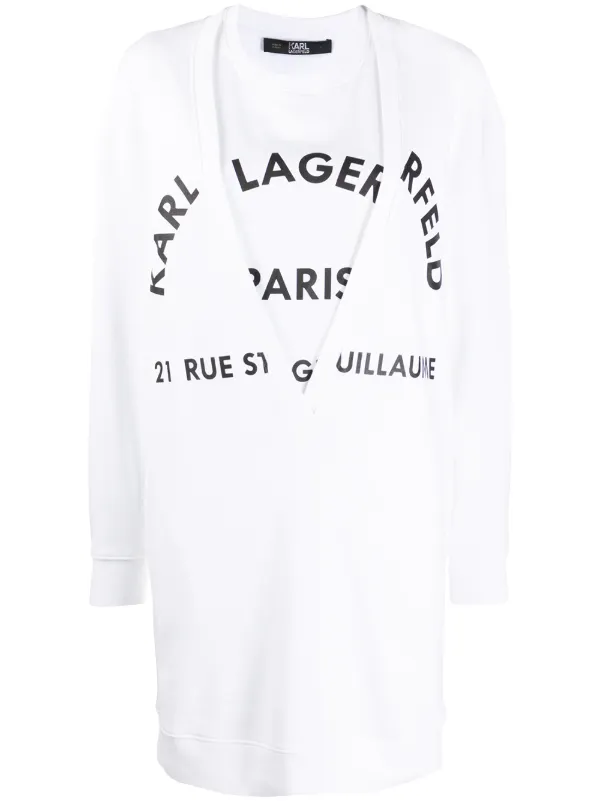 karl lagerfeld white sweatshirt