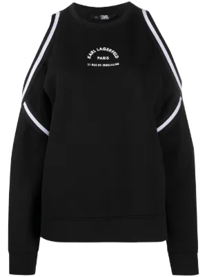 Sweatshirts für Damen von Karl Lagerfeld Farfetch Karl Lagerfeld Sweatshirt Im Layering Look Farfetch