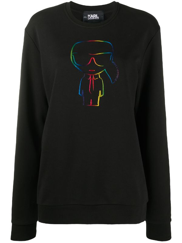 Karl Lagerfeld Ikonik Logo Sweatshirt Farfetch