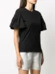 Karl Lagerfeld puff-sleeve cotton T-shirt