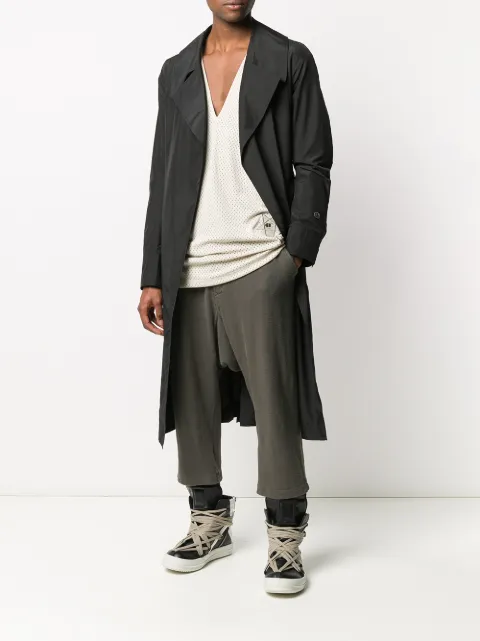 Rick Owens X Champion x Champion Tie Waist Trench Coat - Farfetch