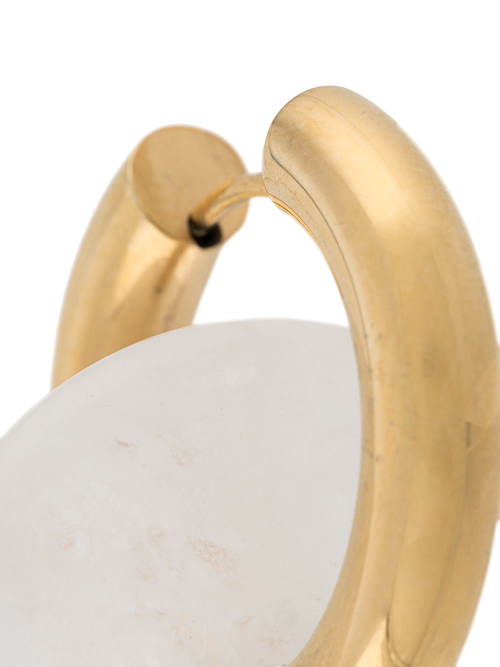 фото Timeless pearly heart-embellished hoop earrings