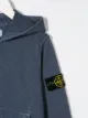 Stone Island Junior zipped cotton hoodie
