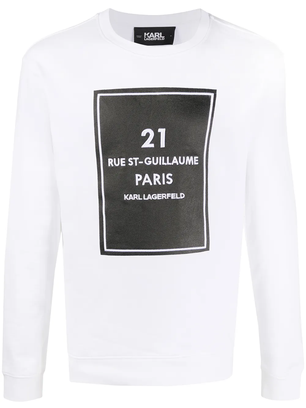 karl lagerfeld logo sweatshirt