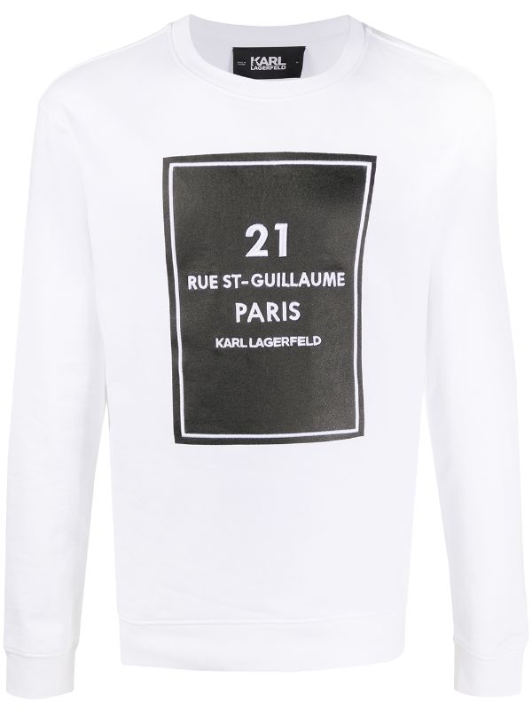 Karl Lagerfeld Box Address Logo Sweatshirt Farfetch