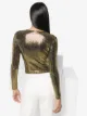 Gucci  sequinned bodysuit
