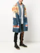 Greg Lauren panelled oversized-fit coat