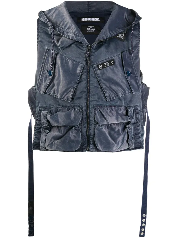 hooded utility vest
