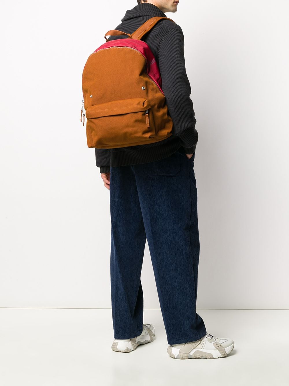 фото Raf simons рюкзак в стиле колор-блок из коллаборации с eastpak