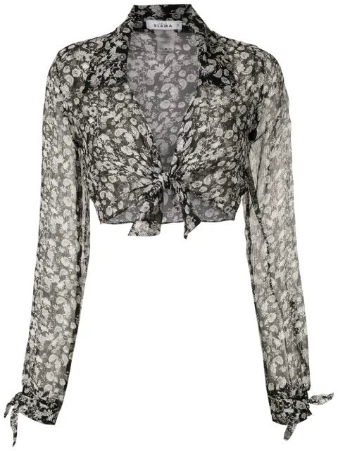 Amir Slama silk Margarida shirt