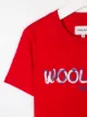 Woolrich Kids تيشيرت بطبعة شعار الماركة