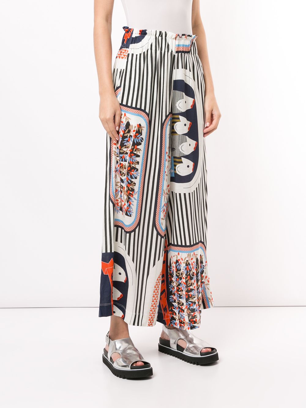 фото Henrik vibskov graphic print trousers