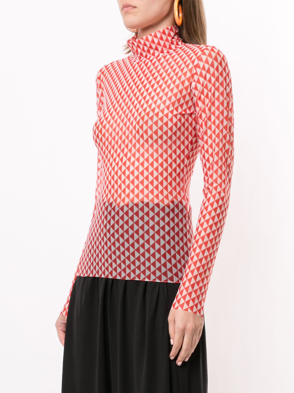 фото Henrik vibskov geometric print top